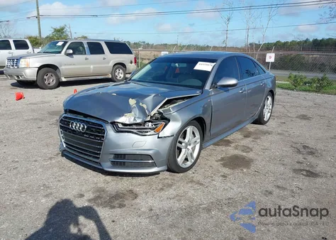 2016 Audi A6 2.0T Premium Plus z USA, uszkodzony, nr VIN WAUGFAFC8GN178074